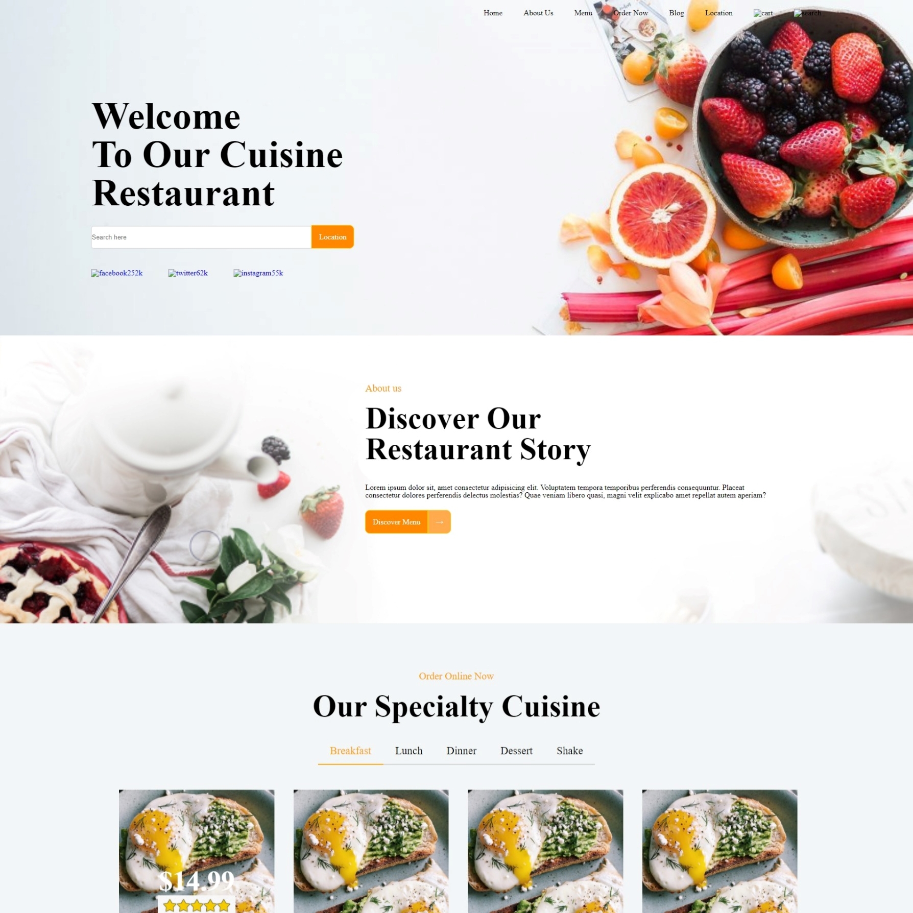 restaurant site thumbnail